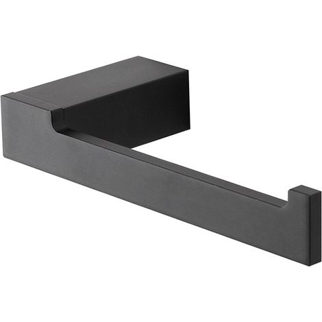 Porta rotolo carta igienica da muro in alluminio nero Sky (1/3)