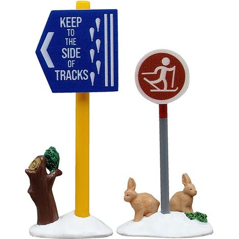 Cross Country Ski Sign Set Of 2 Art.-Nr. 54468