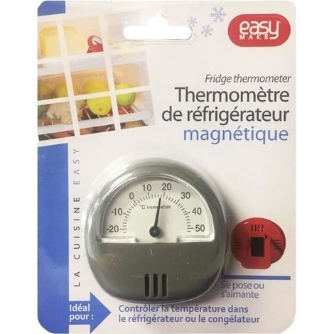 THERMOMETRE DE FRIGO MAGNETIQUE AIMANTE USTENSILE CUISINE