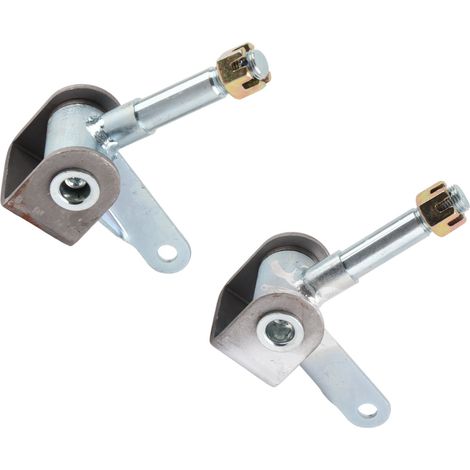 Satz mit 2 M16-Legierungsstahl-Lenkspindeln für 110cc 125cc 150cc 200cc 250cc Karts, linke und rechte vordere Drehpunktstütze, Verstärkungssatz. (1/5)