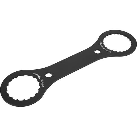 Clé à pédalier pour vélo, outil de démontage et installation de boîtier de pédalier 44mm 46mm 16 24 crans, noir (1/5)