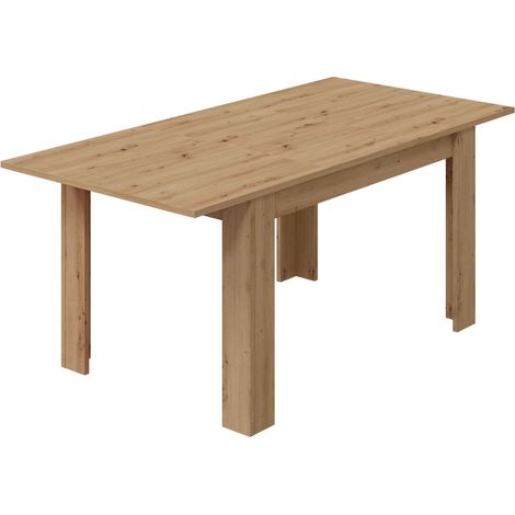 Table de Salon Extensible en chêne 140-190 x 78 x 90 cm (1/5)