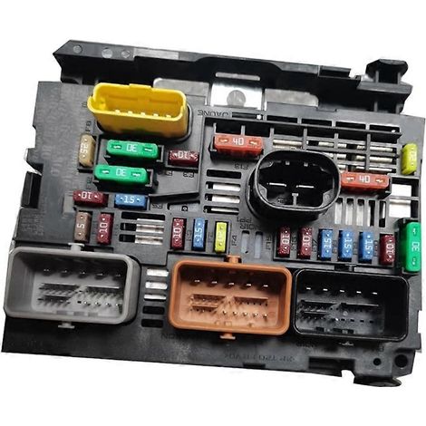 Boîtier de fusibles moteur R04 6500HH 6500FT 6500KQ 9807028880, module de protection de servofrein compatible avec Peugeot 307, 308, 807 et Citroën C4 (1/5)