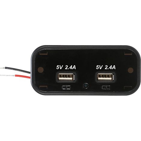 Double bloc de charge USB, chargeur de voiture à charge rapide, bloc de (1/5)