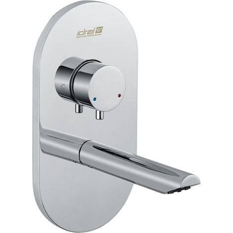 Miscelatore per lavabo temporizzato termostatico da incasso con bocca di erogazione - Idral 700.B1/1 (1/4)