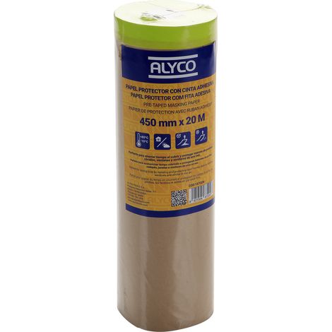 Papel de protección con cinta 450mmx20M (1/3)