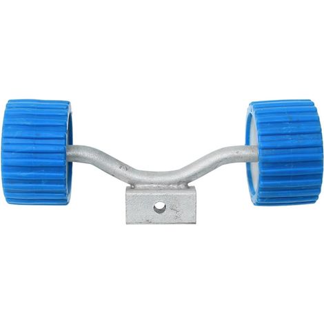 Rouleaux de quille réglables pour remorques de yacht avec surfaces en caoutchouc antidérapantes et supports en acier, remorques en caoutchouc ABS, transport pour rouleaux de quille et embarcation (1/5)
