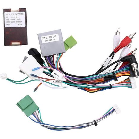 Adaptateur de prise pour câble radio Android 16 broches CANBus (1/5)