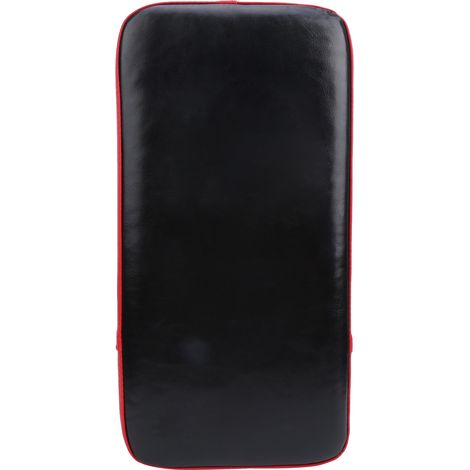 Paire de coussins de frappe boxe kickboxing entraînement combat cible pieds bouclier anti-chocs noir rouge (1/5)