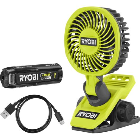 227959 Ryobi USB Lithium Clamp FAN KIT XXX (1/5)