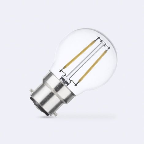 Ampoule Filament LED B22 2W G45 200lm No Flicker 4000K Blanc neutre