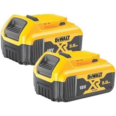 DeWalt Kit di avviamento a batteria 2 batterie da 5 Ah 18 Volt DCB184P2-XJ