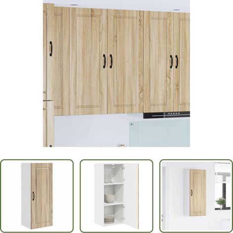 Holzschrank - Küchenschrank Sonoma-Eiche 40 x 31 x 100 cm Holzwerkstoff (1/5)