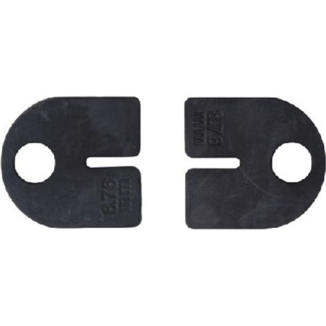 [QUALITE FRANCAISE] - Caoutchouc pour épaisseur 8,76mm 44/2 pour pinces à verres rondes 40mm - Vendu par paire