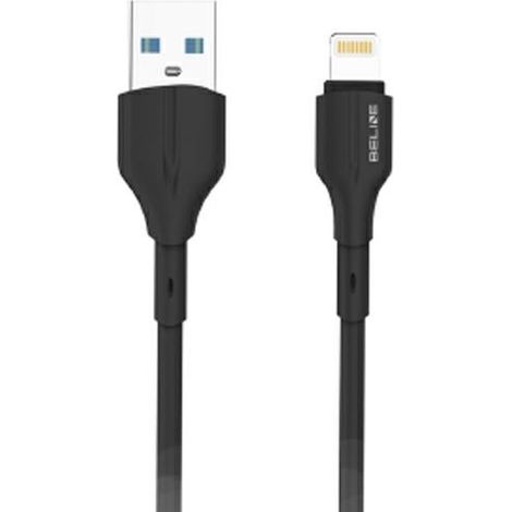 Cable Beline 25W USB-A/Lightning 1m negro/negro BLNCBL01