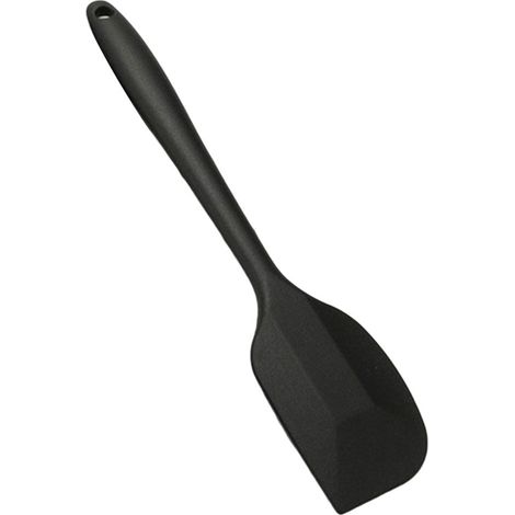 3 espátulas flexibles de silicona para cocinas domésticas - Pasteles - Cremas - Utensilios de cocina y repostería - Negro (1/4)