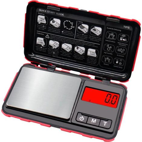 Balance numérique INF rouge - Haute précision, 1000 g/0,1 g d'exactitude (1/3)