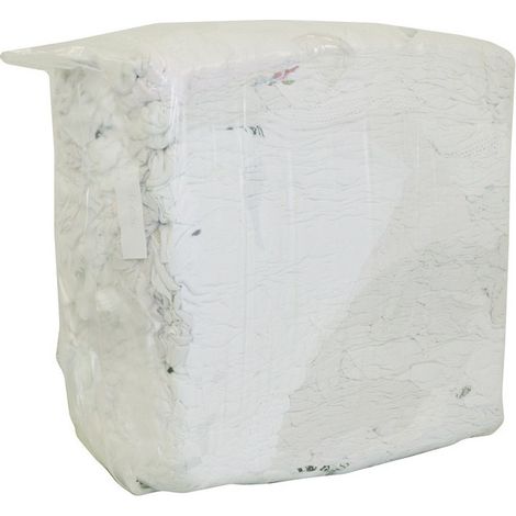 Paños de limpieza de jersey de algodón ELOS WT II predominantemente blancos
