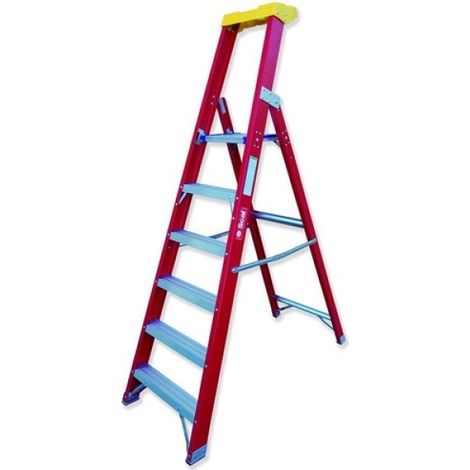 T-MAX 9X1 Escalera fibra 9 peldaños SCAL 74-183/09 (1/5)