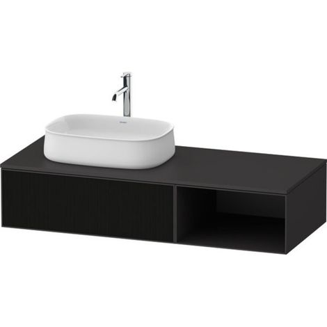 Duravit Zencha Konsolenwaschtischunterbau, 1300x550mm, 1 Auszug, (1/2)