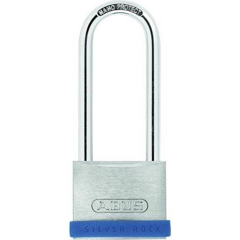 ABUS 80882 Silver Rock™ 40mm Mechanical Padlock with 63mm Long Shackle, Keyed Alike, Durable and Secure