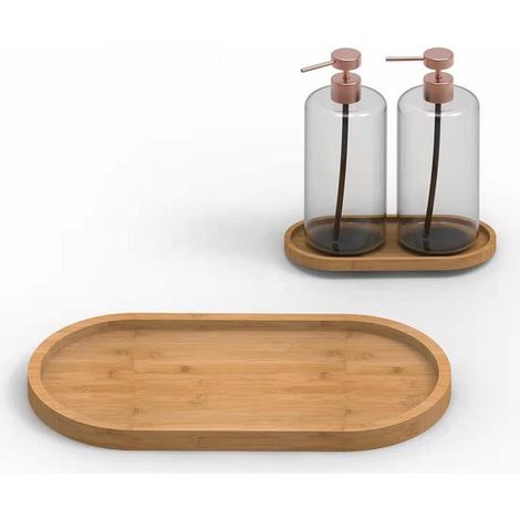 piezas encimera de baño encimera de cocina encimera de bambú encimera de fregadero tocador soporte para anillos de joyería caja de almacenamiento