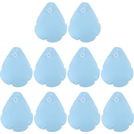 10 Poids Couverture Piscine PVC – Bâche Hiver Suspendue Sac Eau pour Natation Hors Sol Bleu Clair, Maintien Sécurisé par Vent (1/5)