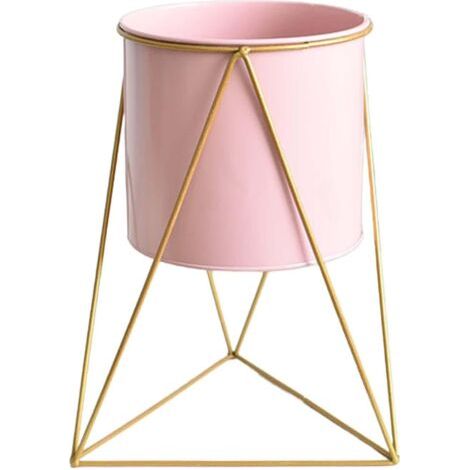 Support de pot de fleur en métal, support de plante en pot, panier de fleur rond géométrique, étagère de pot de fleur pour plusieurs plantes, maison, , grand (1/5)
