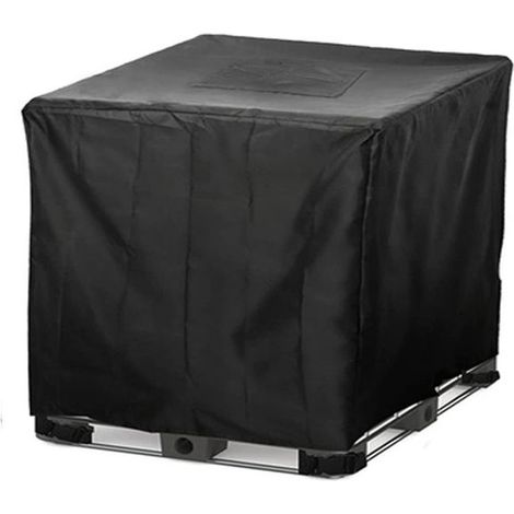 Bâche de réservoir d'eau, Bâche Couverture Réservoir IBC pour Cuve 600L, Capôt de Protection Container Citerne Eau, Anti-poussière Anti-UV Anti-Pluie (1/5)