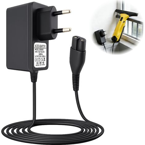 1 pièce Chargeur 5,5 V Adaptateur Secteur de Remplacement, câble de Charge pour Nettoyeur de vitres, Compatible série WV, sûr (1/5)