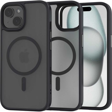 Coque Spacecase Hybrid Mag pour iPhone 15 Plus noire (1/5)