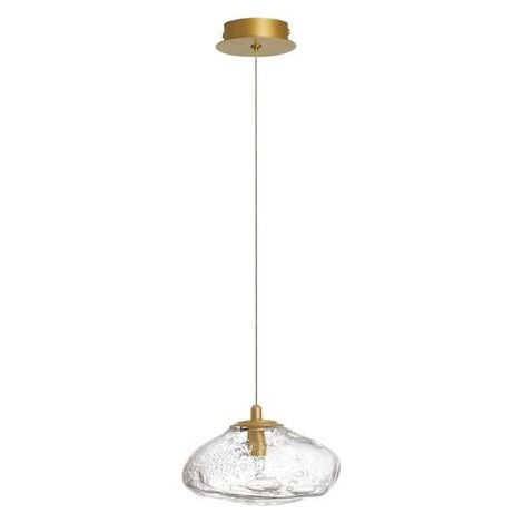 [NEUWERTIG] B-Ware Nova Luce Pendelleuchte Hängeleuchte KING G9 LED Gold dimmbar Lampe Beleuchtung (1/2)