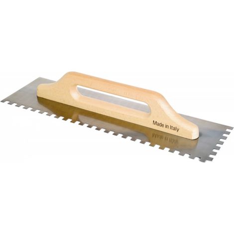 FRATTONE MAURER ACCIAIO M/LEGNO 480X140MM DENTE 10X10
