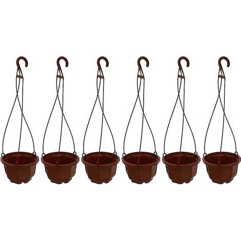 Ensemble de 6 pots suspendus pour plantes succulentes (1/3)