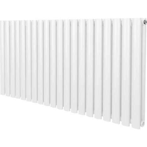 Oval Column Radiator – 600mm x 1200mm – White