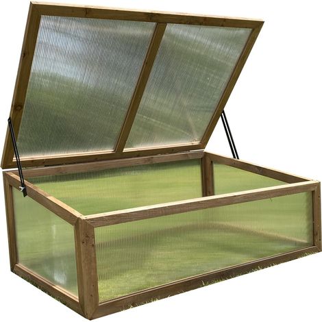 Wooden Framed Polycarbonate Coldframe (1/5)