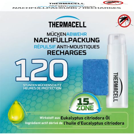 Thermacell Mückenabwehr Nachfüllpackung 120 Stunden, Zitroneneukalyptusöl