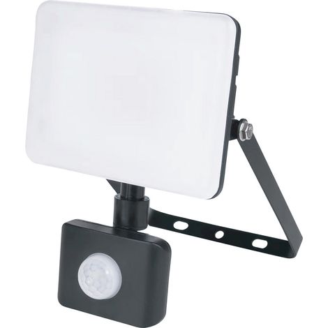 Müller-Licht Orlando 21600070 LED-Außenstrahler mit Bewegungsmelder 10 W Leuchtfarben: Neutralweiß