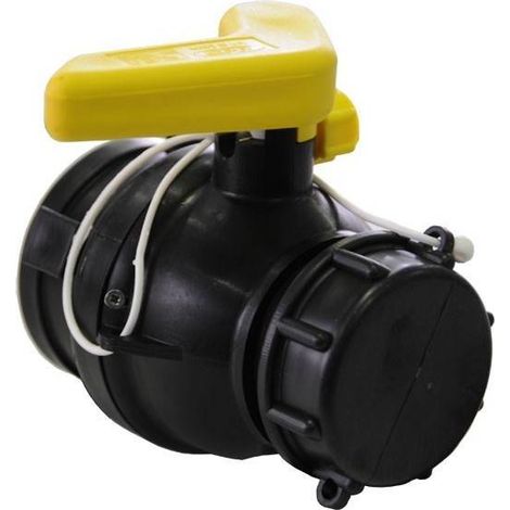 Vanne à bille 56mm avec écrou flottant et joints LDPE (1/2)