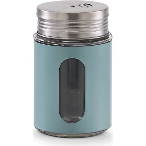 Accessoire de cuisine Zeller spice container verre bleu Ø7x11.5cm (1/3)