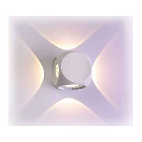 Aplique LED 'RORY' 4x1W 263 lm 4000K - Color Negro