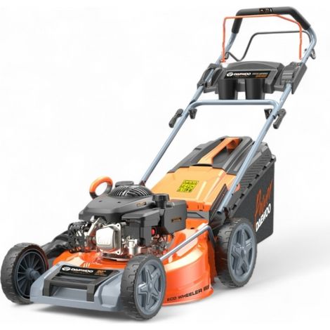 Daewoo – Tondeuse thermique autotractée 173cc 51cm – Moteur OHV 3300W – Bac 65L pour grandes surfaces jusqu'à 1500m² – DLM5100SP