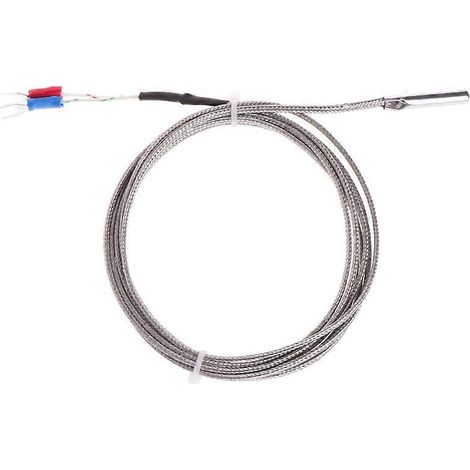 Sonde OOTDTY, capteur de température à thermocouple de type K, câble de 2 m, plage de température de 0 à 500 °C, pour la mesure de la température des chaudières et des fours. (1/5)