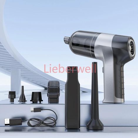 150000 PA – aspirateur de voiture Portable sans fil, Mini nettoyeur à main pour appareil ménager, Machine de nettoyage puissante, nettoyeur de voiture,Pro (1/4)