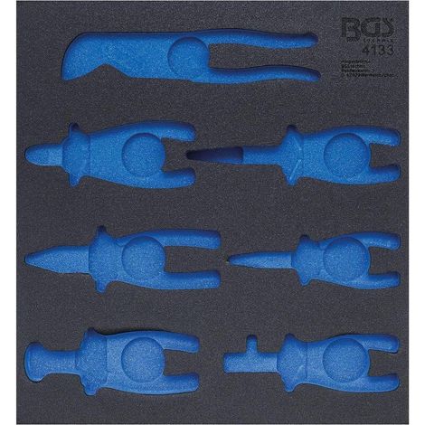 Insert de Servante d Atelier 2/3 Vide - 37,9 x 4,5 x 41,2 cm - Compatible Servante 4133 - Organisation et Praticité - D-Work