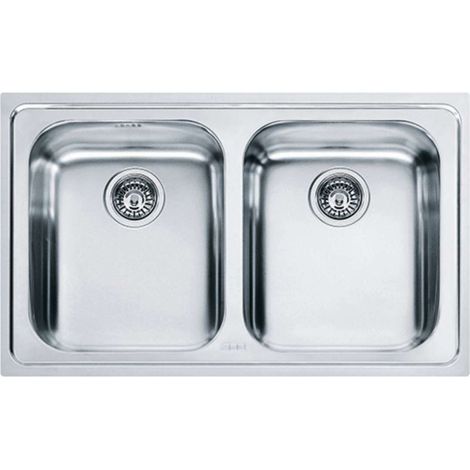 Franke Logica - Lavello in acciaio inox LLX 620, 79x50 cm 101.0199.870