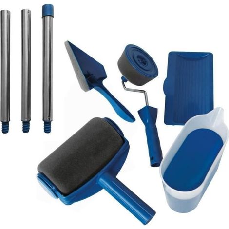 Décorateur de plateau Rouleau à peinture Peinture Pinceau mur maison Ensembles d\'outils (1/4)