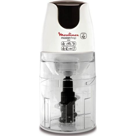Moulinex DJ450B 0,5 L Batidora de vaso 500 W Negro, Blanco (1/3)