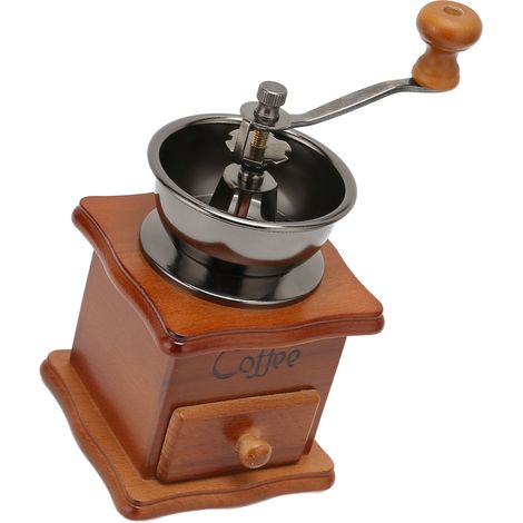 Moulin à café manuel style vintage pour la maison, les cafés et les salons de thé. (1/5)