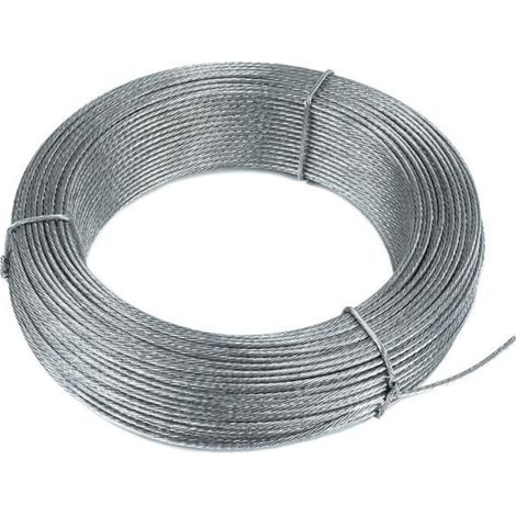Câble en acier - TELEVES - Ø 2mm - 100m - Galvanisé